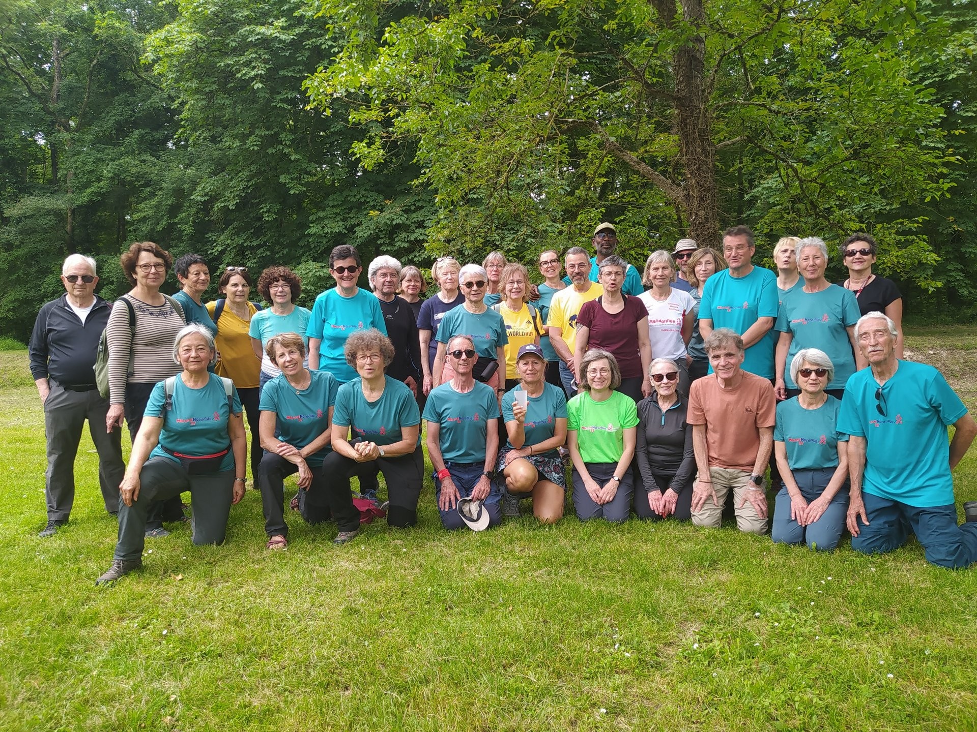 Photo du groupe présent  pour cette belle journée